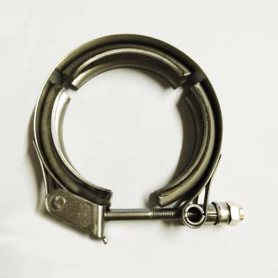 stainless steel 304 V band clamp  male female flange vband exhaust clamp