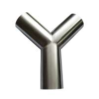 stainless steel sanitary welding tee  three way pipe fitting